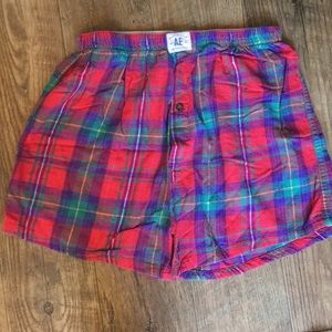 American Eagle Men Flannel Boxers